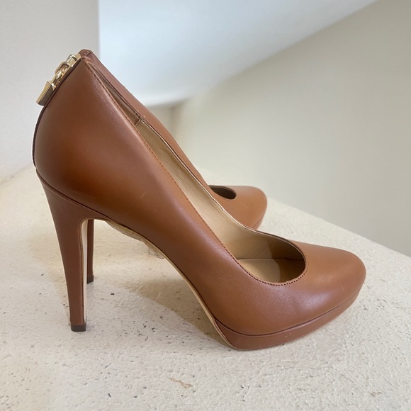 Lucky Brand Sandals Block Heels Size 10 Platform Ankle Strap Shoes Leather Brown